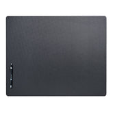 Black Leatherette Desk Pad w/out Rails, 24 x 19